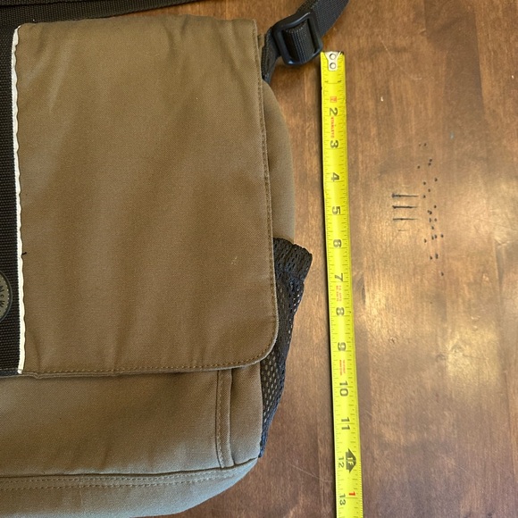 Ruff Hewn‎ Messenger Laptop Shoulder Bag Travel Army Olive Green Commuter - Picture 6 of 8